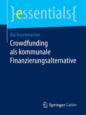 cover image of Crowdfunding als kommunale Finanzierungsalternative